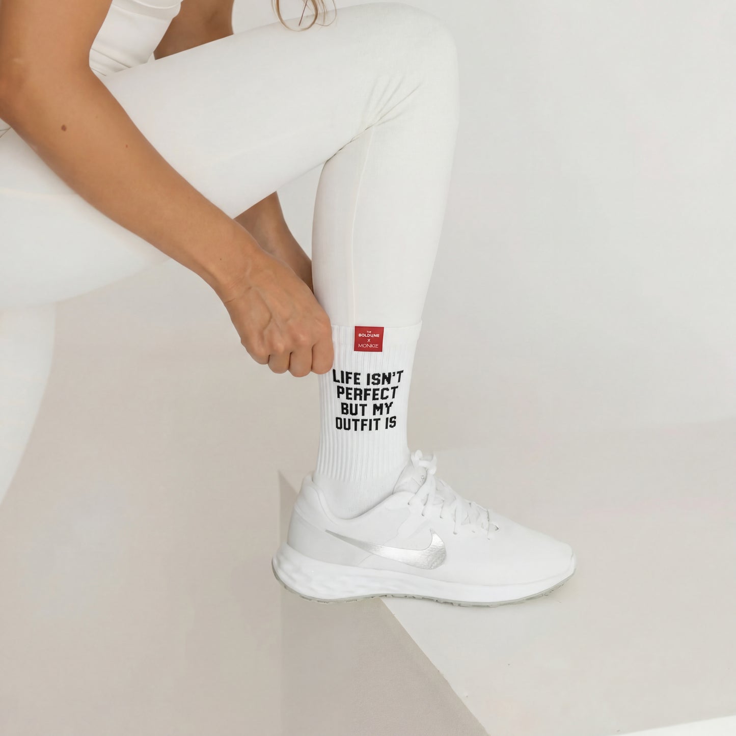 Life Isn't Perfect But My outfit Is - Unisex Socks