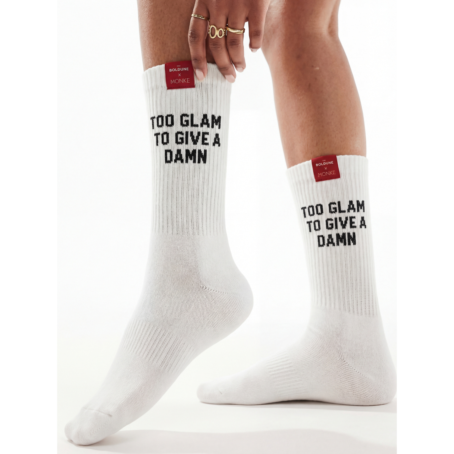 Too Glam To Give A Damn- Unisex Socks