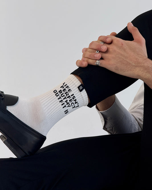 Life Isn't Perfect But My outfit Is - Unisex Socks
