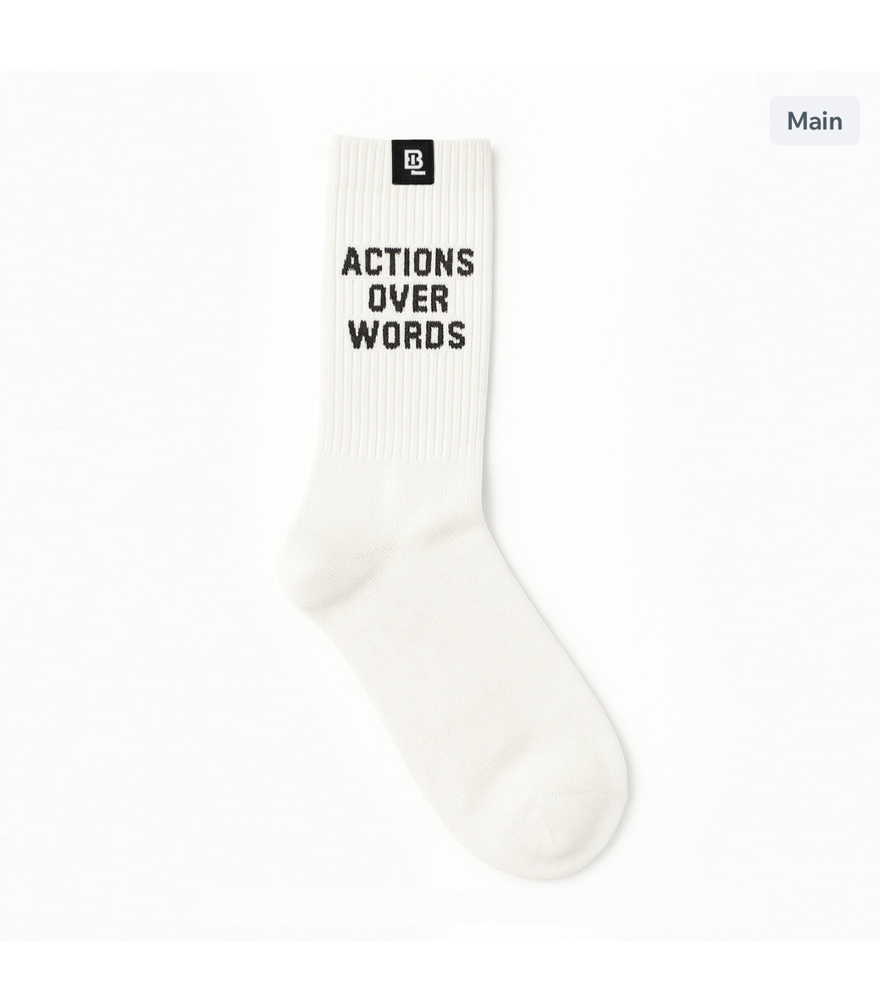Action Over Words  - Unisex Socks